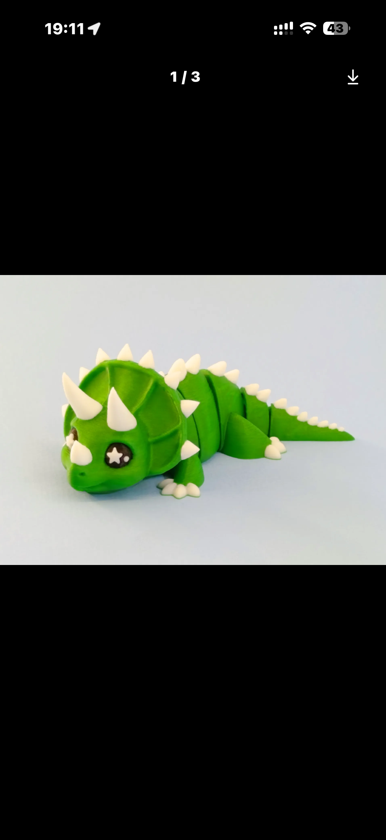 Flexible triceratops ￼